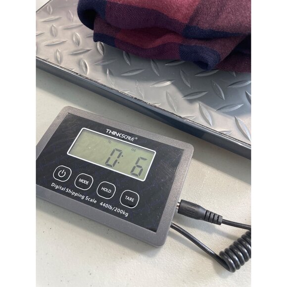 Cloth & Stone Plaid Bell Sleeve Crop Top Size M Maroon Blue Preppy Academia Chic - Picture 5 of 10